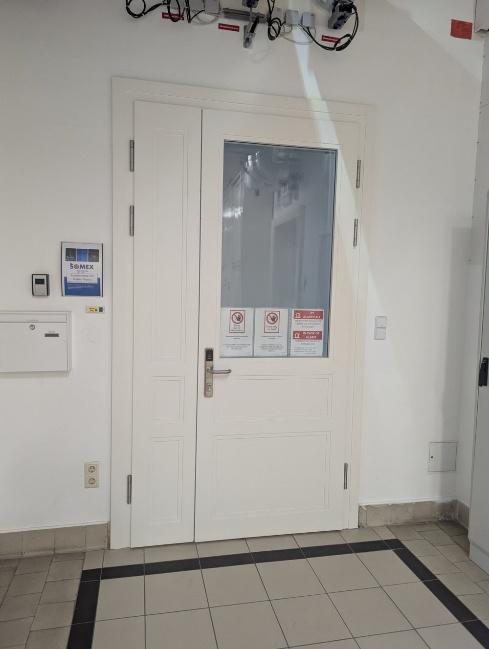 Entrance door of the SoMeX lab