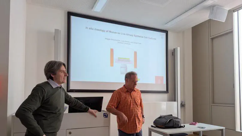 A visit from Prof. Gerald G. Fuller